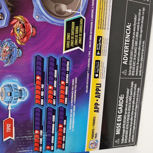 Beyblade Burst Surge Speedstorm Volt Knockout Battling Top Set Kids Toy for Boys - Picture 7 of 8